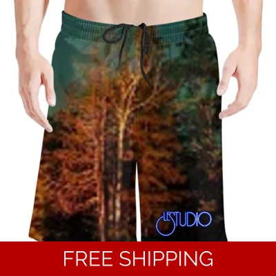 Le Studio The Trees Beach Shorts
